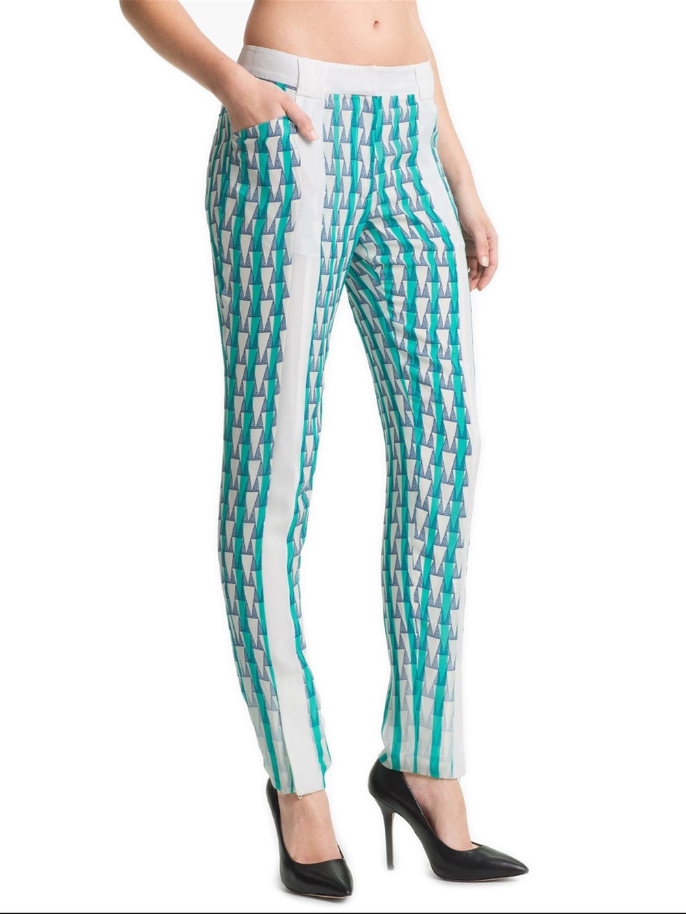 Rebecca minkoff geometric pants size 2
